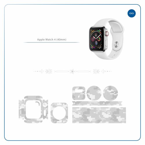 Apple_Watch 4 (40mm)_Army_Snow_Pixel_2